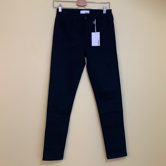 VERVET BY FLYING MONKEY Denim - Vervet by Flying Monkey | NWT Black Denim 5 Pocket Skinny Jeans 27